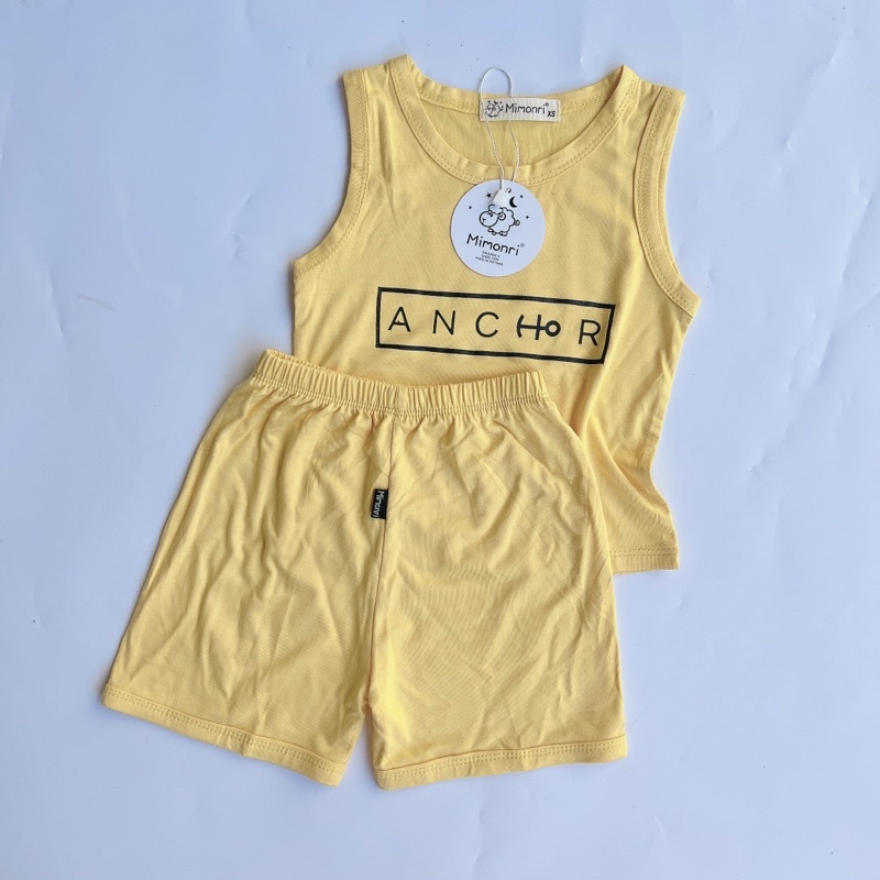 Bộ Ba Lỗ Mimiri , Vải Thun Lạnh Thoáng Mát Thiết Kế Mới  Cho Bé Trai, Bé Gái