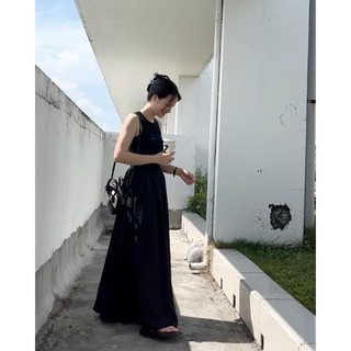 Maxi đen sát nách - Chitchitstore