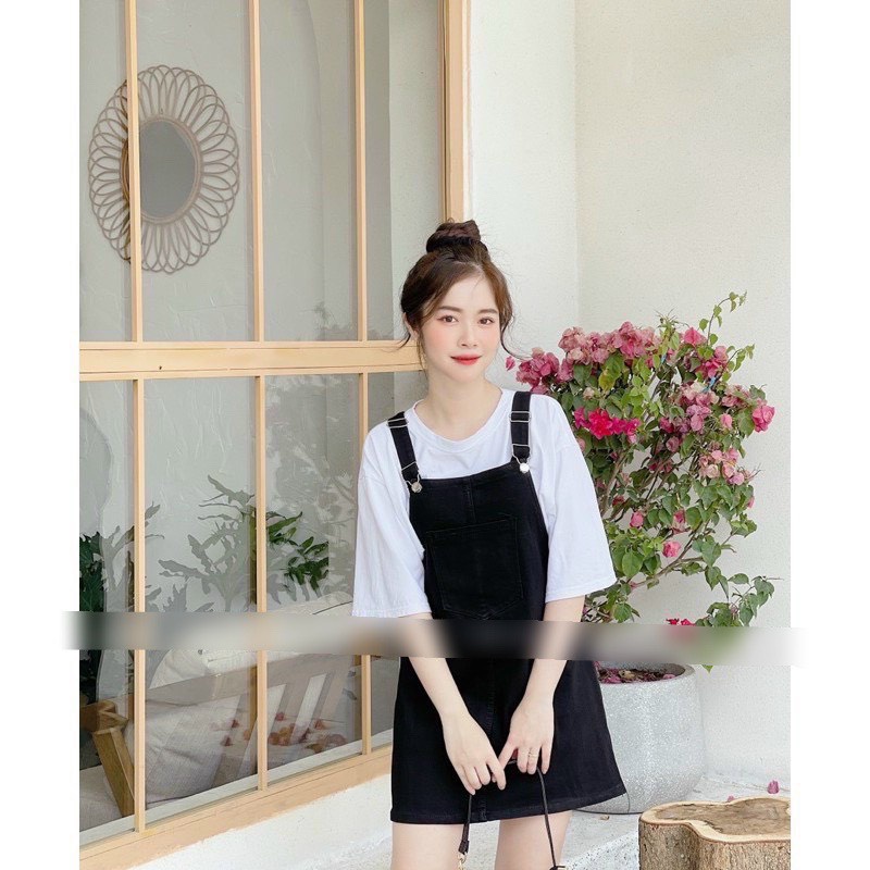 VÁY YẾM TÚI KAKI JEANS KHOEN CÀI SIÊU XINH LYIE ẢNH THẬT CUỐI