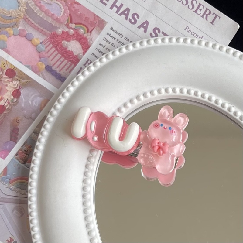 Kẹp TóC HìNh Thỏ Trong SuốT Dễ Thương Cho Bé GáI