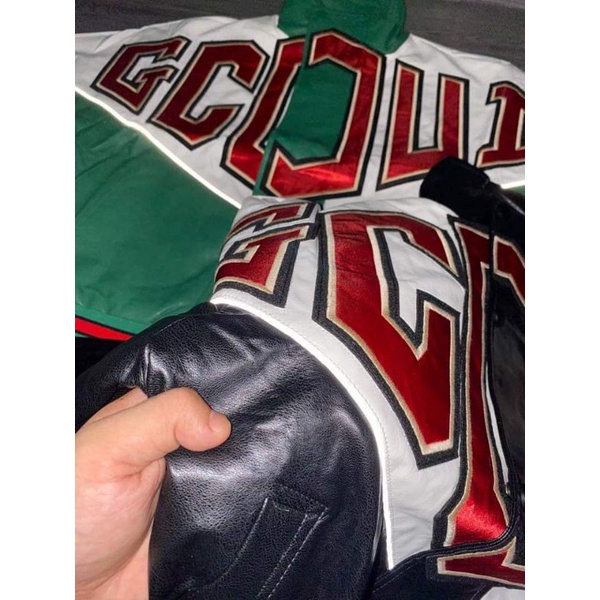 Áo Khoác Varsity Cao Cấp Phối  Da Cho Nam Nữ