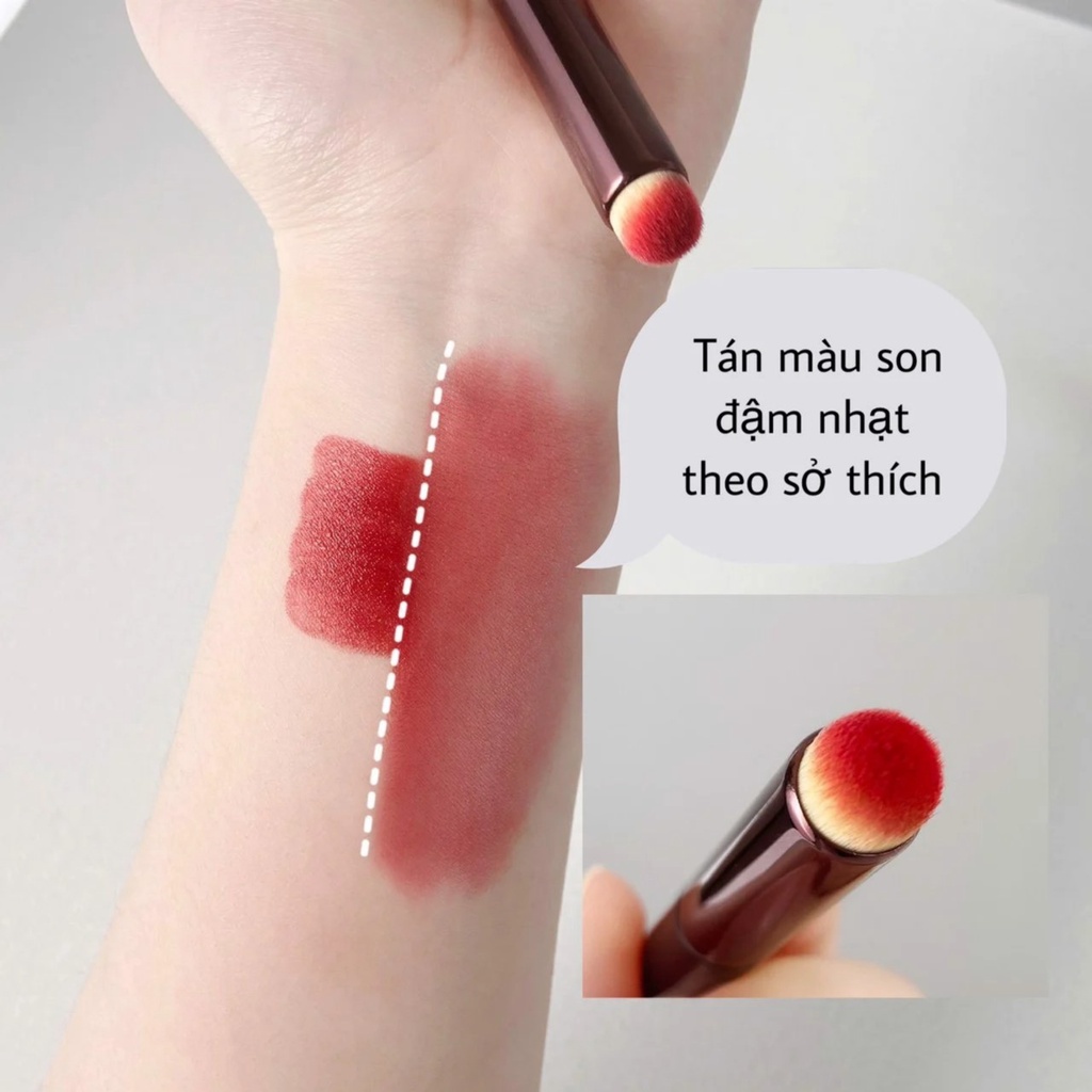 Cọ tán son môi đầu tròn - Habaria