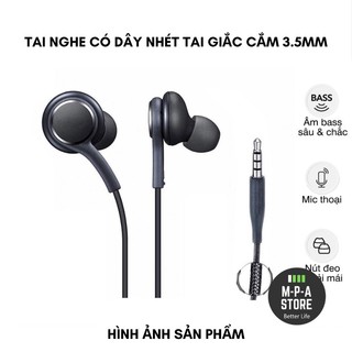 Tai nghe máy tính có dây và mic đàm thoại jack cắm 3.5mm - Bảo hành 1 đổi 1