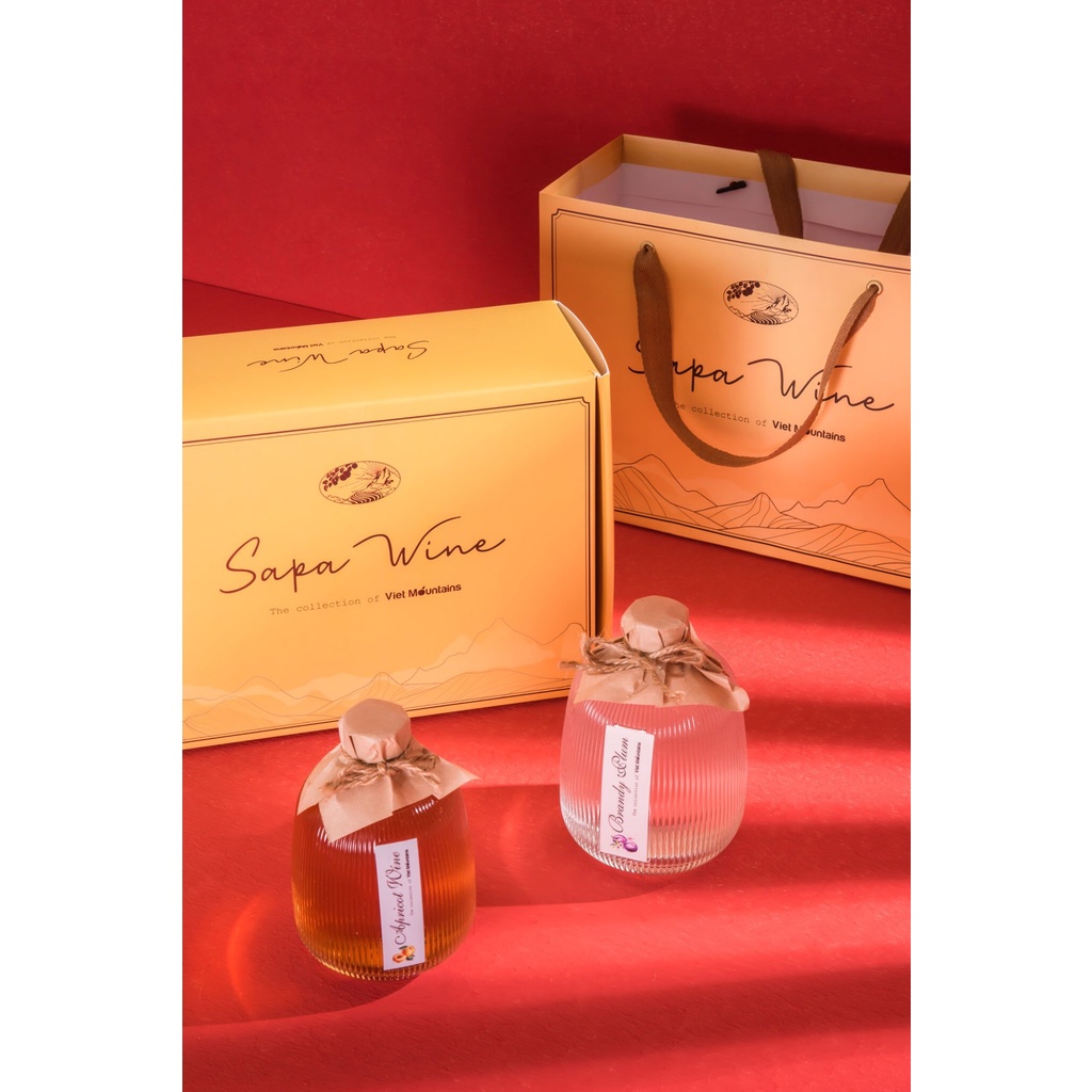 Set quà nước hoa quả lên men lùn