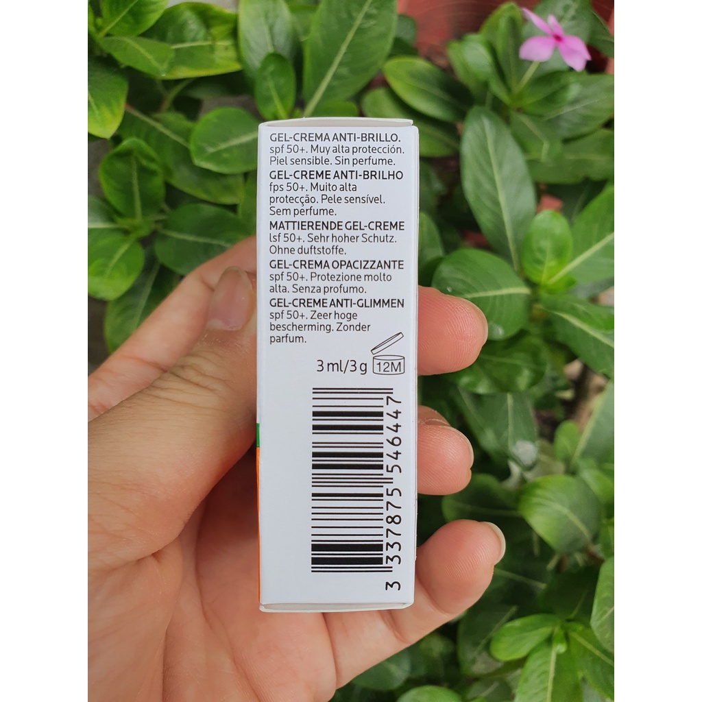 3ml - Kem chống nắng La roche Posay Anthelios SPF 50+ DÀNH CHO DA DẦU , DA NHỜN