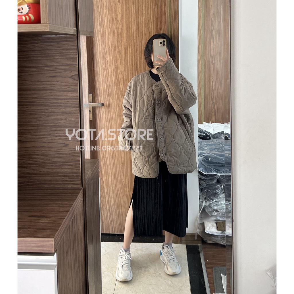 Áo khoác phao kaki - AP09