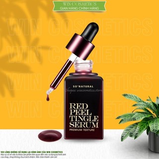 Tinh chất tái tạo da sinh học, dưỡng trắng, giảm mụn, se khít mịn da Red Peel Tingle Serum Premium So Natural chính hãng