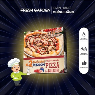 Bánh Pizza Bò Bulgogi FRESH GARDEN 220g Thơm Ngậy Nhanh Chóng Chỉ 10 Phút Nướng