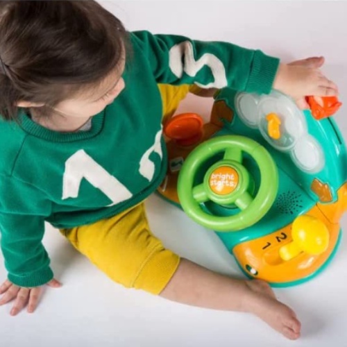 TiNiStore-Đồ chơi lái xe có âm thanh và đèn Bright Starts