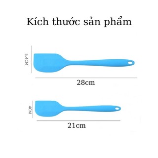 Phới silicon lớn và nhỏ trộn kem (màu ngẫu nhiên)