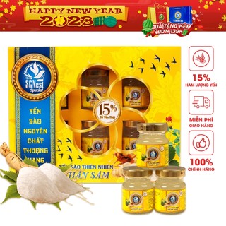 Yến Sào Nguyên Chất Nhân Sâm SCNest Special 15% Yến Nguyên Chất (6 lọ x 70ml)