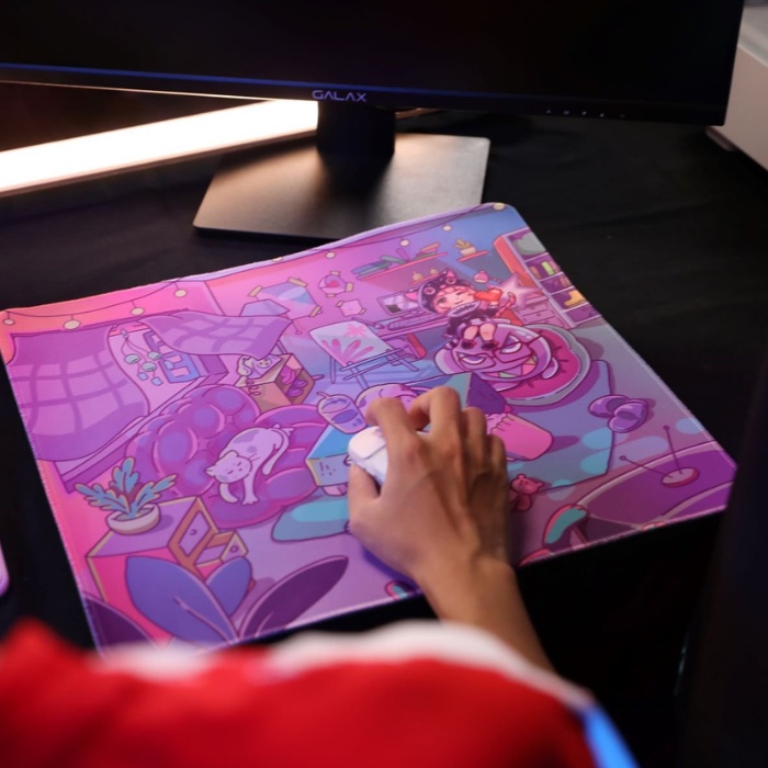 Pad chuột gamming ONISM x BMMN 40x40x3 - BMMG home mouse pad