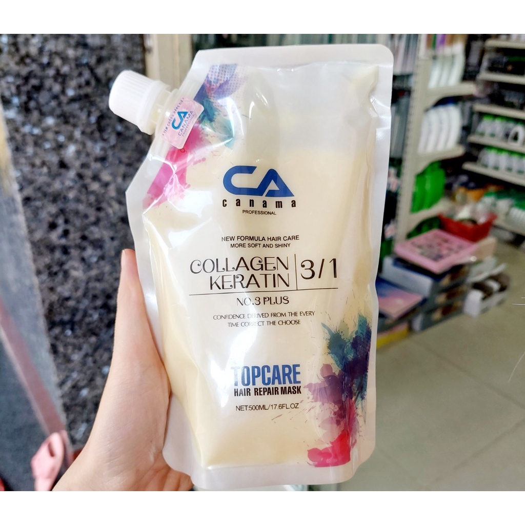 Hấp phục hồi KARATIN CA collagen phục tóc yếu , và khô xơ dùng cho salon tóc,hàng chính hãng công ty