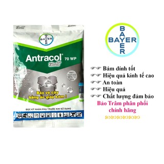 Sản Phẩm trừ nấm bệnh Antracol 70wp gói 100g,40g dùng cho cây trồng