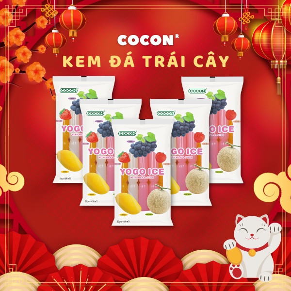 Combo 5 Gói Kem Đá Cocon Yogo Ice