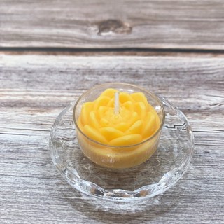 Nến bơ thực vật, nến hoa sen, Nến tealight, Nến bơ thương hiệu Mani sạch thắp lâu