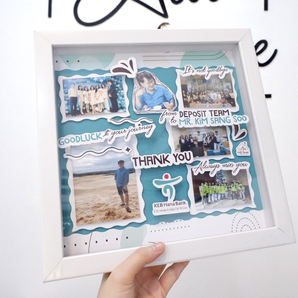 Khung Hình Fairwell - Quà Tặng Chia Tay Đồng Nghiệp - Khung Hình Scrapbook Handmade