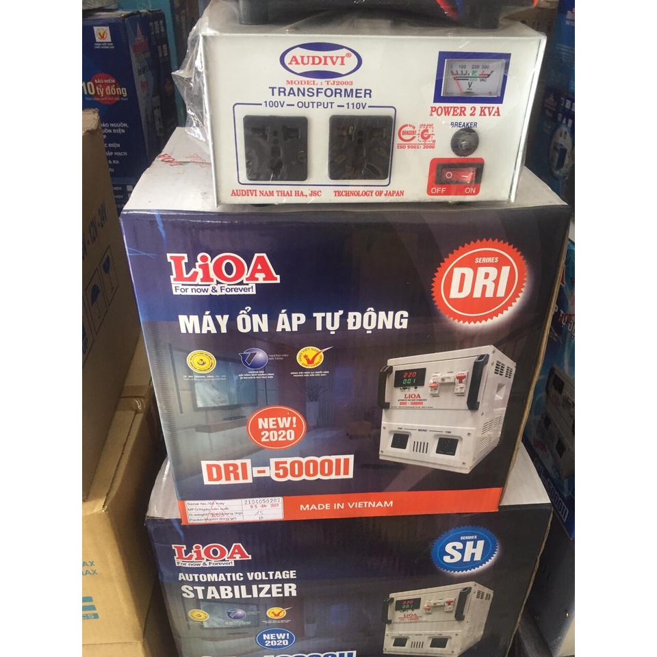 Ổn Áp Lioa Dri- 5000VA Là Máy Dải rộng 90V Đến 250V Dây Đồng 100%