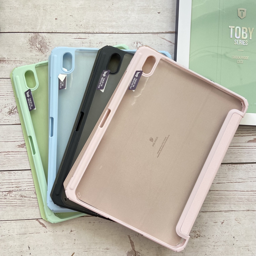 Bao da DUX DUCIS iPad Gen 10  10.9 inch  - Mặt lưng trong, Có Khay Đựng Bút - Hồng