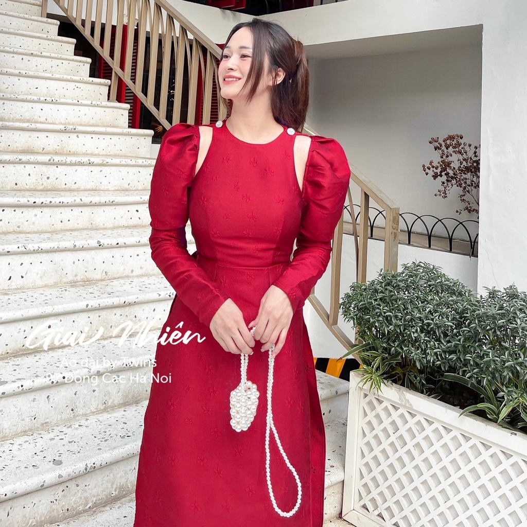 Áo dài Giai Nhiên thiết kế by Twins (kèm quần lụa)