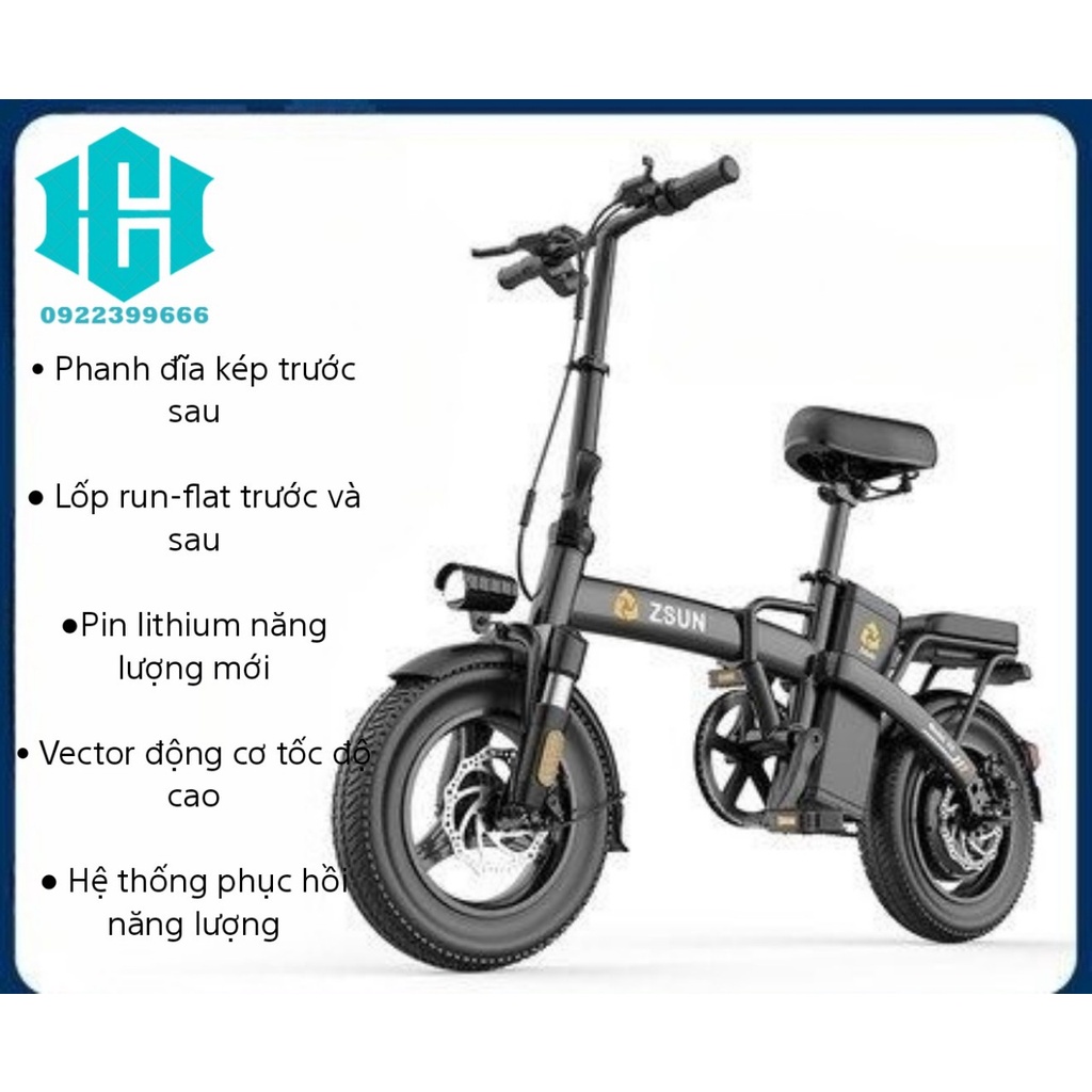 Xe đạp điện chạy pin lithium siêu nhẹ xe máy nhỏ chạy pin xe ô tô điện nữ