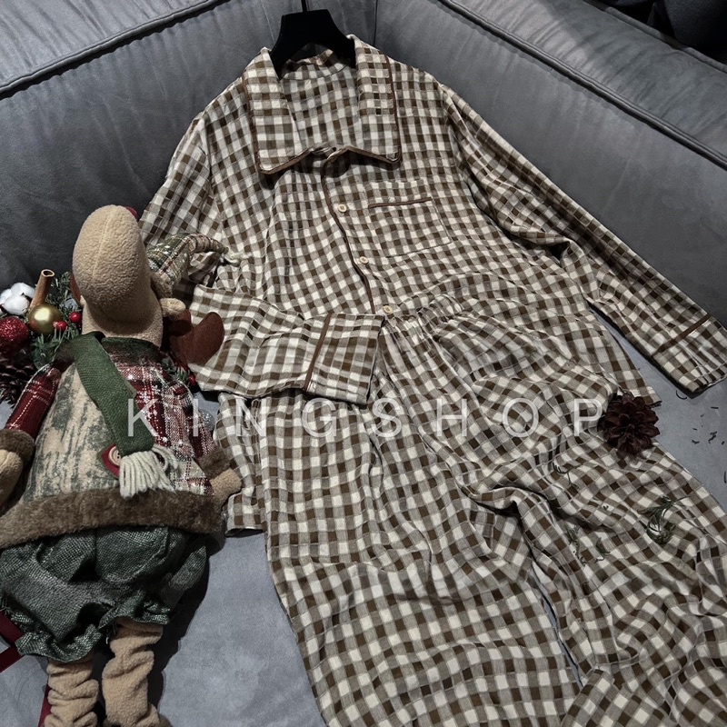 Set Pijama Kẻ Siêu Xinh MPB