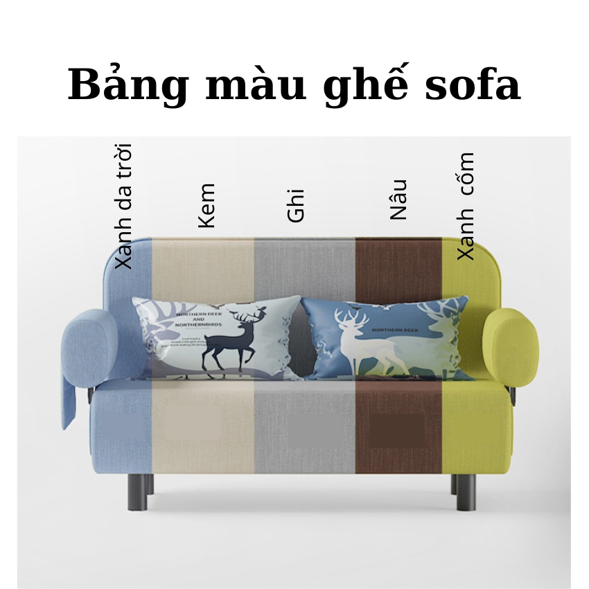 Ghế Sofa Giường Gấp Gọn Đa Năng 100cm x 1m9 Chắc Chắn, Sofa Giường Gấp Hapo Nghỉ Trưa Phù Hợp Nhà Chung Cư Diện Tích Hẹp | BigBuy360 - bigbuy360.vn