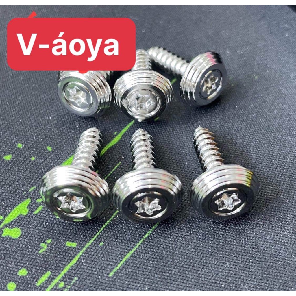 ỐC SALAYA INOX 304 MẪUTHÁI V1 CHỈ ÂM DÀN ÁO HONDA YAMAYA SUZUKI , ỐC ĐĨA, ÔP PÔ, MŨ BẢO HIỂM, CATTE, ỐP PÔ E XE GA