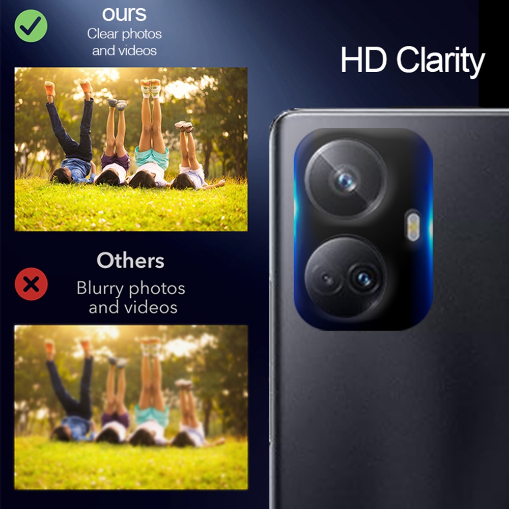 Kính Cường Lực 3D Viền Cong Bảo Vệ Camera Sau Cho Realme 10 4G Realme 10 Pro Plus 10Pro + Realme10Pro 5G