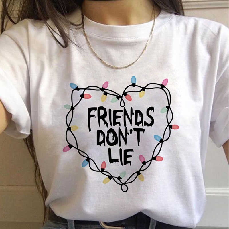 Áo Thun Unisex Phim Stranger Things Netflix Dễ Thương Nam Nữ