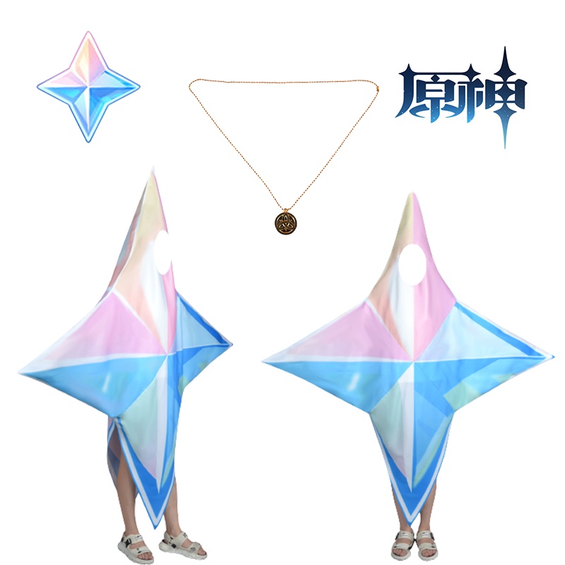 Halloween Genshin Impact Primogems Crystal Cosplay Costume Party Fan Gifts
