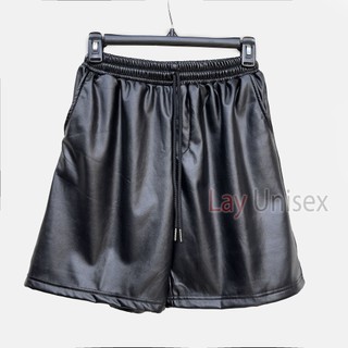 Quần short da nam Premium