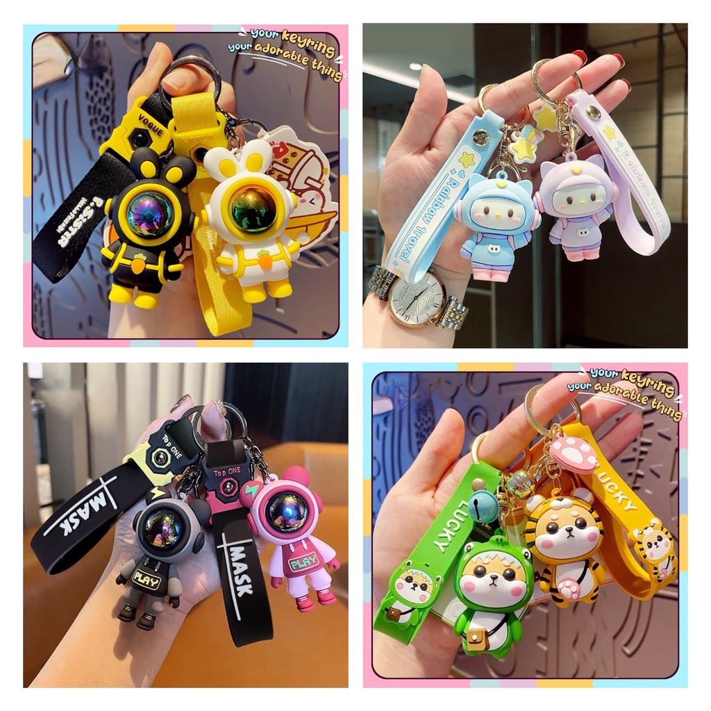 Móc Khóa Hình Động Vật Dễ Thương