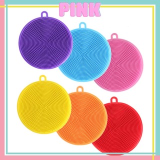 Miếng rửa chén bát silicon dụng cụ rửa chén bát siêu bền pinkwish