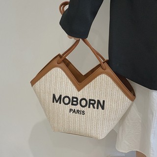T012- túi cói moborn 3 màu