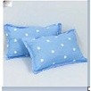Vỏ gối nằm 40x60cm vải mềm chất cotton poly mẫu tim xanh