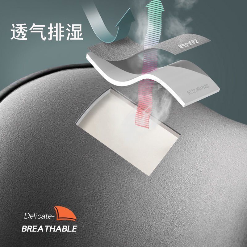 Faicai 💖 Gối tựa đầu chống mỏi cổ ô tô AWESOME, chất liệu cao su non bọc cotton | BigBuy360 - bigbuy360.vn