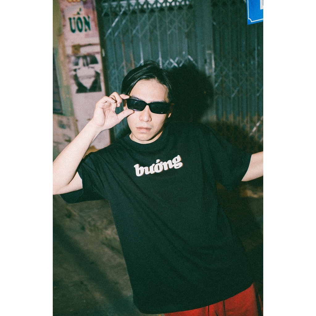 Áo thun chữ Bướng, phong cách trẻ trung năng động form rộng nam nữ đủ size