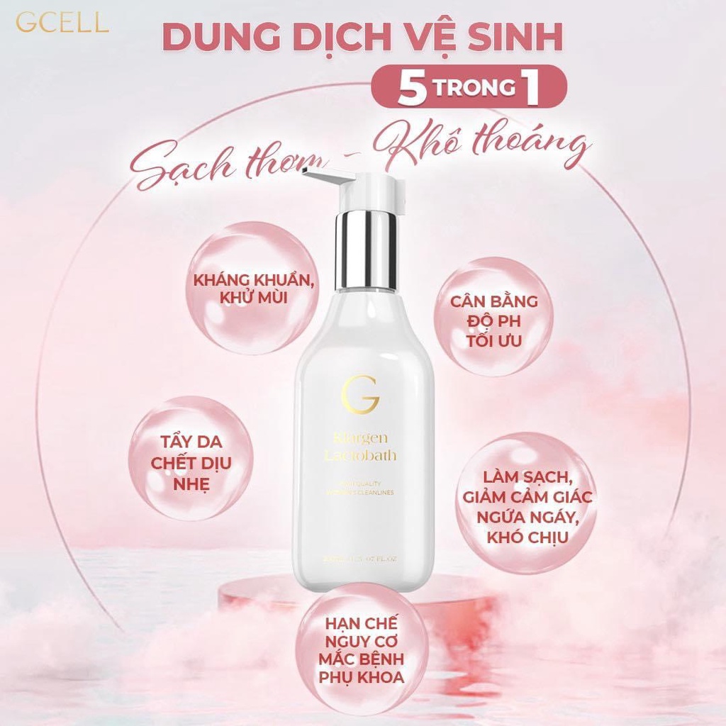 DUNG DỊCH VỆ SINH GCELL KLARGEN LACTOBATH