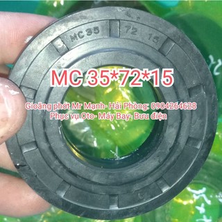 Phớt máy cày, máy gặt 3515, 35x72x15