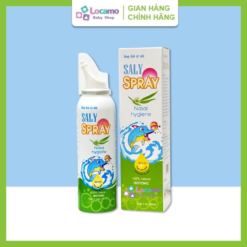 Xịt mũi cá heo Vnp Spray Baby Khuynh diệp chai xịt mũi cho bé xịt muối biển Làm sạch dịch nhầy mũi giúp thông rửa mũi