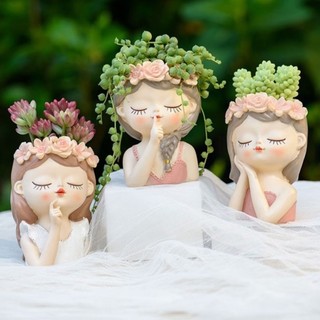 Bình hoa cô gái Gốm Xinh Decor Lọ trang trí xinh xắn