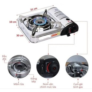 BẾP GA MINI DU LỊCH INOX CÔNG NGHỆ NHẬT