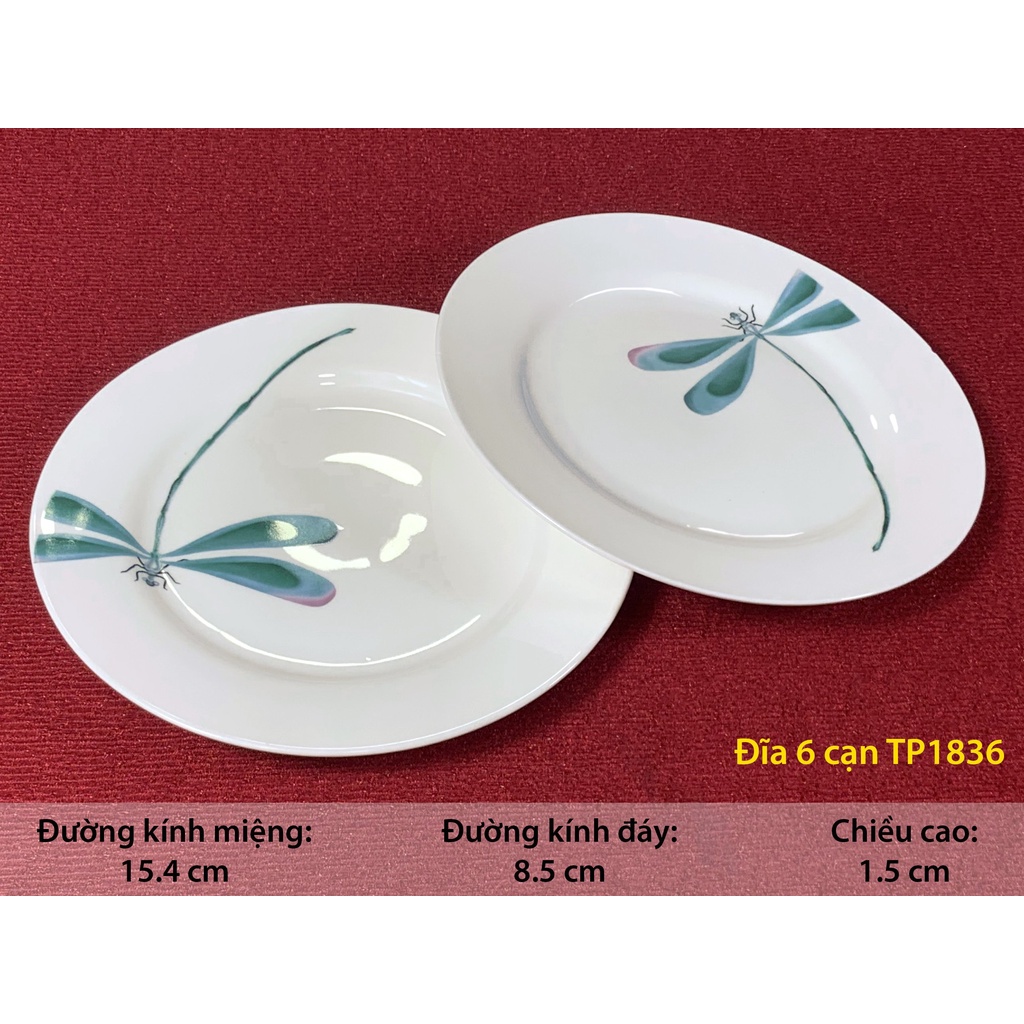 ĐĨA 6 CẠN TP 1836 SỨ BÁT BẢO CAO CẤP, sINCE_1977