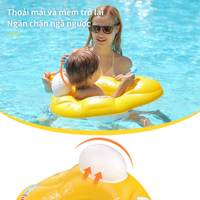 Phao Bơi Bơm Hơi Chống Trượt Cho Bé 1-6 Tuổi