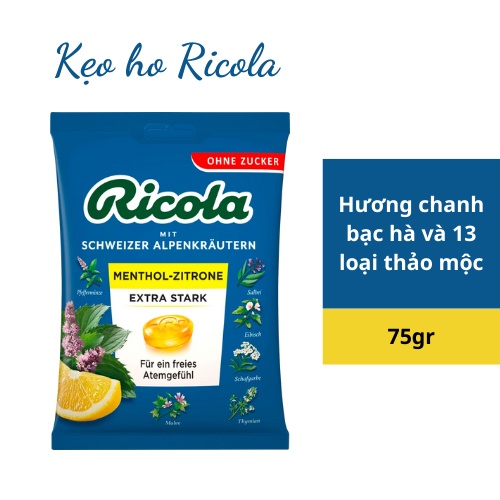 Date 2025 kẹo ngậm ho thảo mộc ricola original herb 250gr đức - shop melyca - ảnh sản phẩm 8