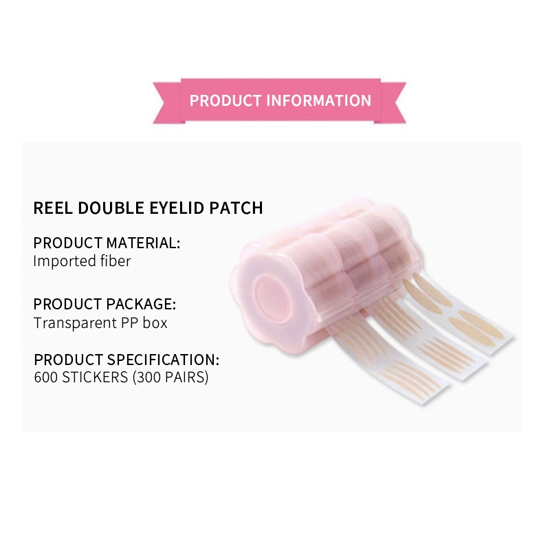 Bộ 600 miếng dán kích mí LEWEDO vô hình chống thấm nước hiệu quả