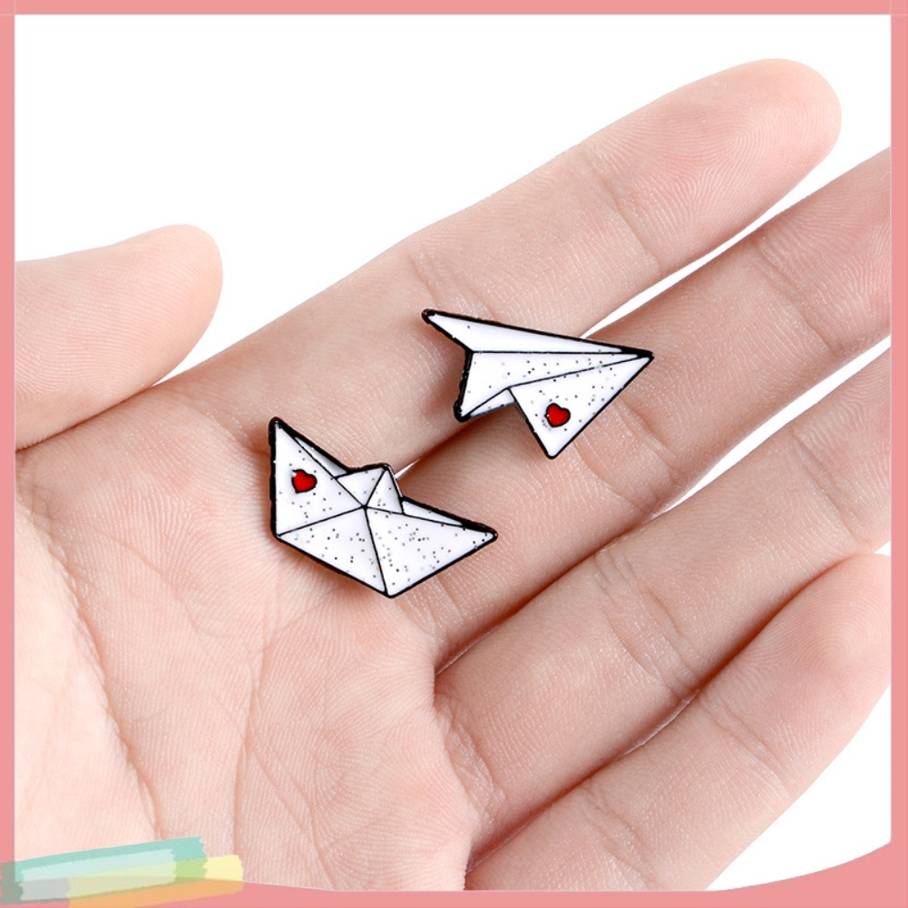 Ghim Cài Áo Hình Máy Bay Giấy Độc Đáo Thời Trang Cho Nam Nữ