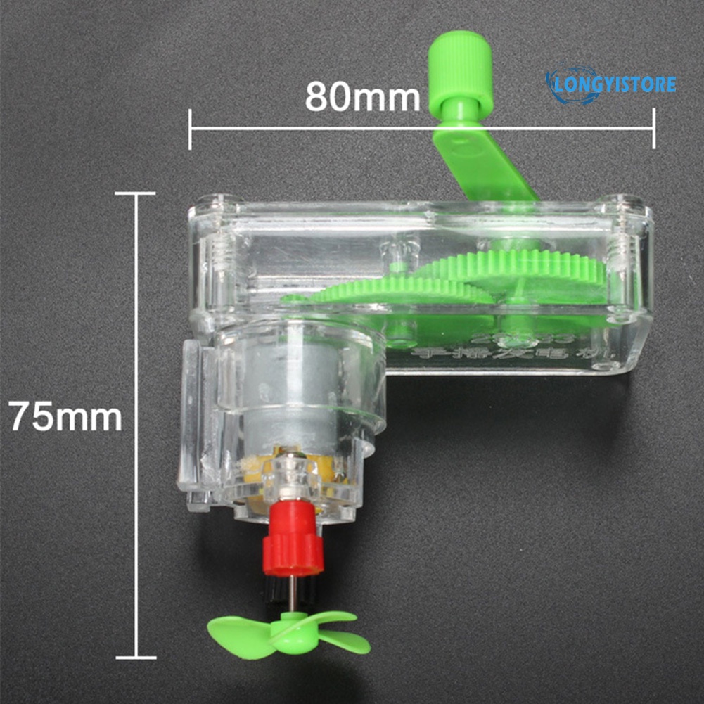 Bộ Mô Hình Máy Phát Điện DC DIY Giáo Dục Cho Bé