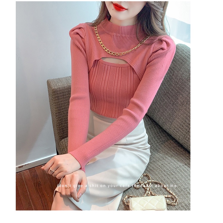 NRVP Áo Sweater Dài Tay Thiết Kế Mới Thời Trang Theo Phong Cách Hàn Quốc Cho Nữ